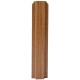 Plechová plotovka Dřevo dekor (zlatý dub / rovný konec)