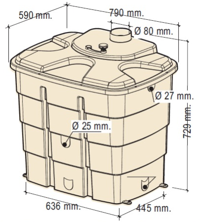 Nádrž na bodu WATERBOX 1